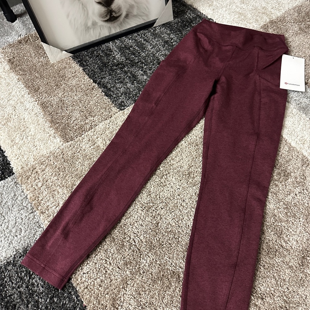Lululemon Women's Burgundy Leggings